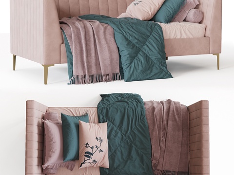  阿瓦隆沙发床3d模型 