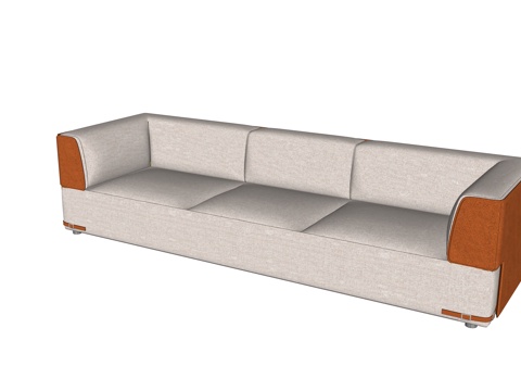  FENDI Soho 沙发su模型 