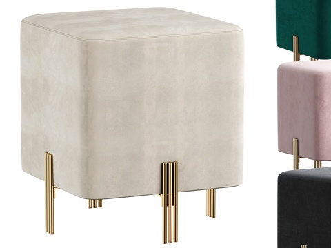  艾克霍兹凳子伯内特3d模型 