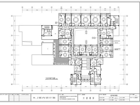 高档中餐厅 最新全套施工图合集cad施工图