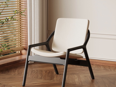 法式中古休闲椅su模型