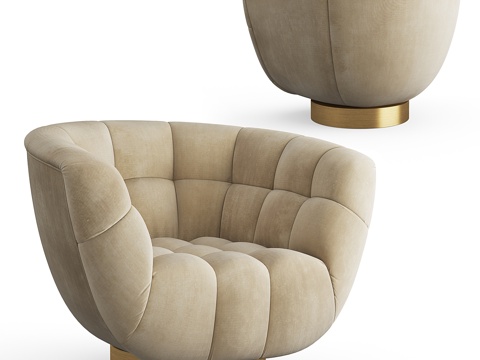  埃塞克斯扶手椅3d模型 