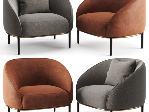  Potocco Yoisho休闲椅3d模型 