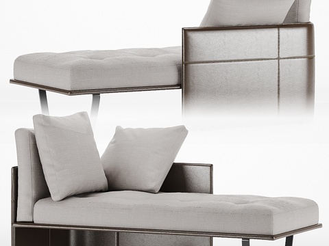  Minotti Luggage 躺椅3d模型 