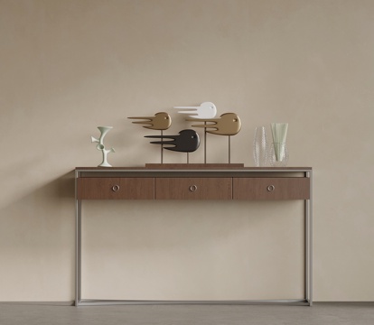  新中式玄关柜 端景柜 边柜3d模型 