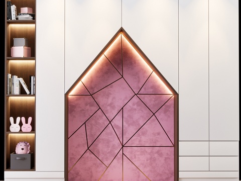  儿童衣柜 0013d模型 