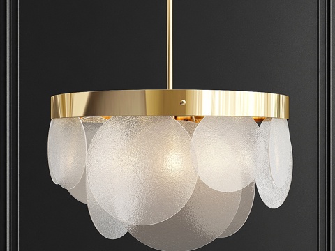  时尚新款枝形吊灯3d模型 