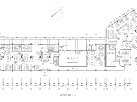  2000平酒楼餐厅 最新全套施工图合集cad施工图 