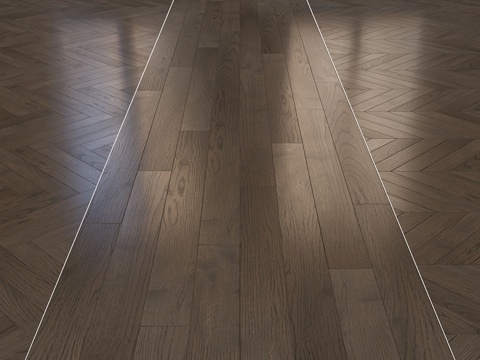  克拉夫特橡木拼花地板圣诞树纹理3d模型 