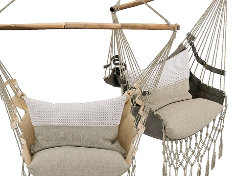  悬挂吊床3d模型 