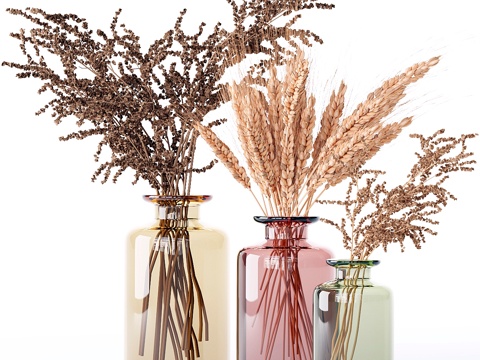  花瓶插花 473d模型 