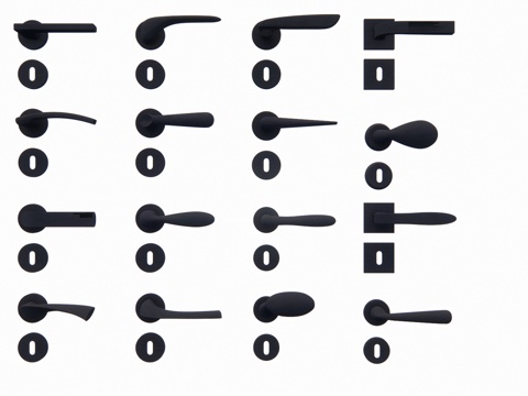 构件 窗 推拉门 卫生间 卧室 门 客厅 五金 家装su模型