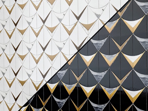  Regis水刀马赛克瓷砖套装23d模型 