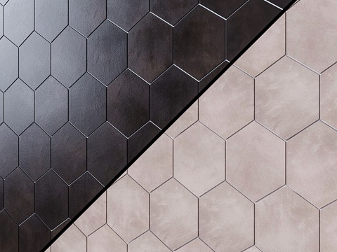  HexArt陶瓷砖3d模型 