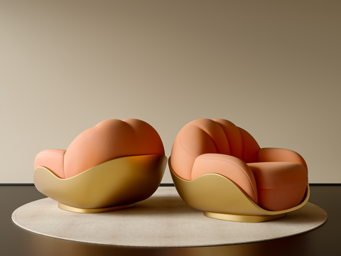 休闲沙发3d模型