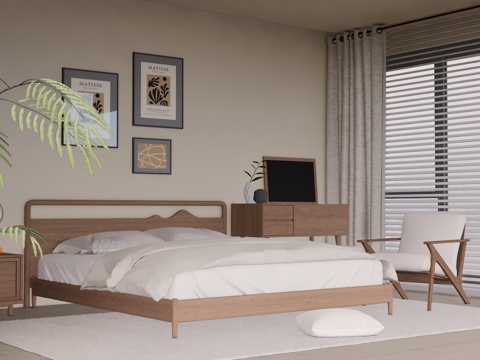 阳台 客餐厅 书房 餐厅 书柜 电脑 厨房 沙发 茶室 家装su模型