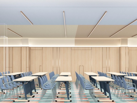  酒店会议室3d模型 