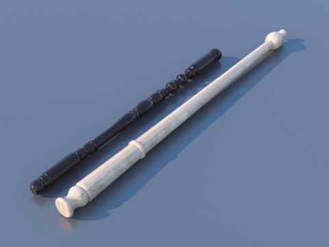  木柱子 圆柱3d模型 