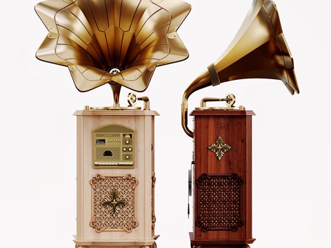  瓦尔特留声机3d模型 