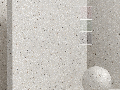  材料（无缝）- 石材、水磨石、石英岩套装3d模型 