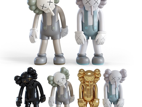  KAWS SMALL LIE3d模型 