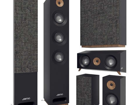  5.1.2 Jamo S 809 HCS 黑色3d模型 