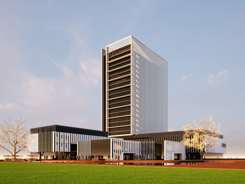 商业综合体su模型