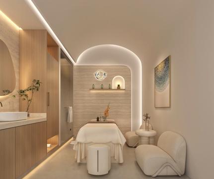  美容院包间   美容SPA包间   美容美甲包间  美容院设3d模型 