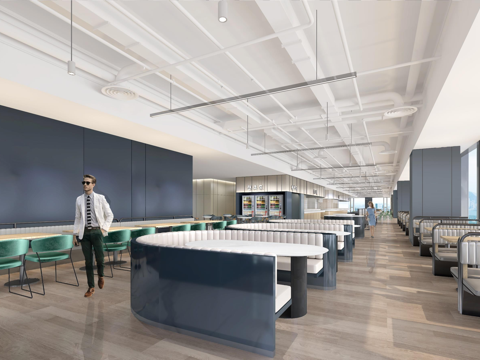 公司员工餐厅 最新施工图合集cad施工图