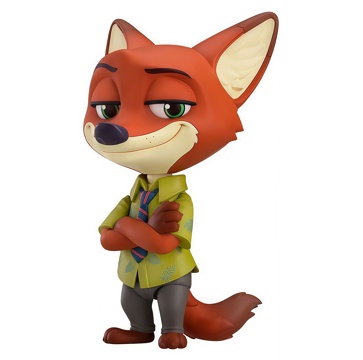  疯狂动物城装饰 电影院网红玩偶 商场电影网红装饰 胡尼克狐3d模型 