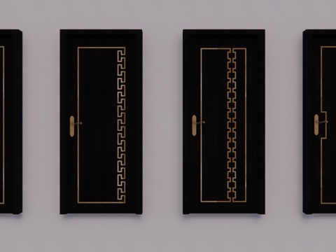  构件 窗 推拉门 卫生间 卧室 门 客厅 五金 家装su模型 