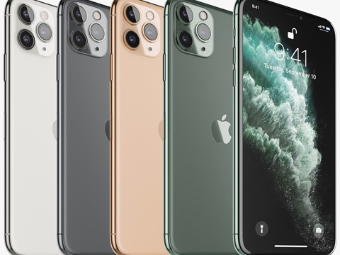  Apple iPhone 11 Pro MAX 全色系3d模型 