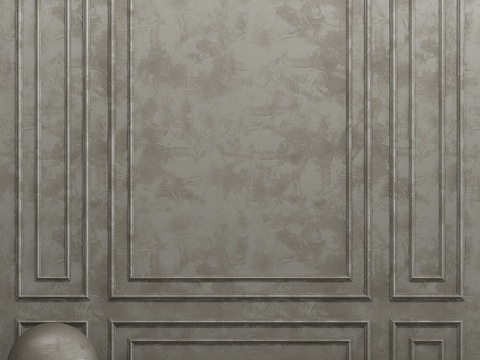  装饰性灰泥带装饰线条 93d模型 