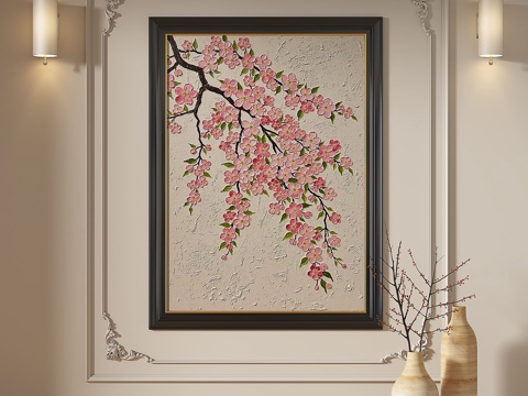 法式，复古，中古，简欧，轻奢，油画，装饰画3d模型