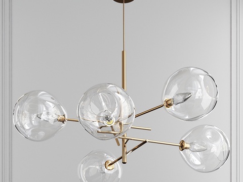 熔融吊灯3d模型