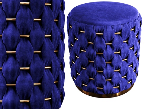  Memoir 奢华脚凳3d模型 