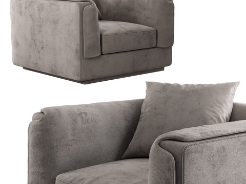  Flou绅士扶手椅3d模型 