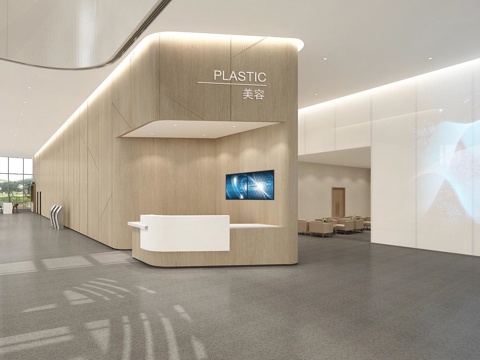 美容医院 最新全套施工图 效果图合集cad施工图