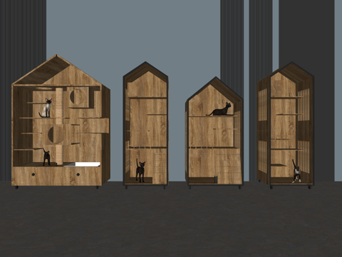 景墙 构筑物 廊架 座椅 小品 花箱 景观 雕塑 指示牌 景su模型