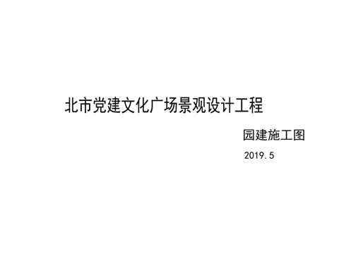  党建文化广场  乡村振兴   村镇规划 景观设计毕业设计cad施工图 
