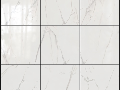  Yurtbay陶瓷皇家大理石白600x600套装13d模型 