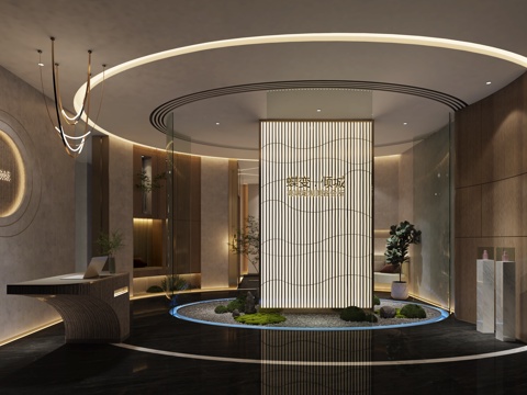 高端美容会所 最新全套施工图 效果图合集cad施工图