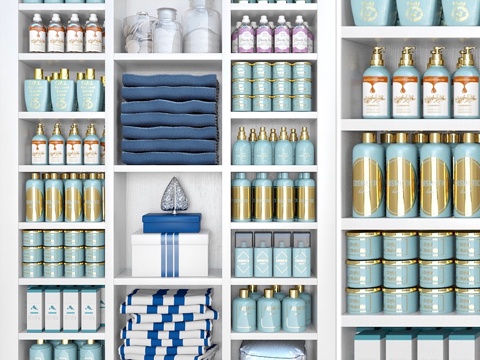  化妆品系列 3. 美容沙龙3d模型 