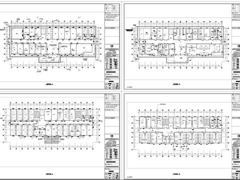 医院 最新全套施工图合集cad施工图