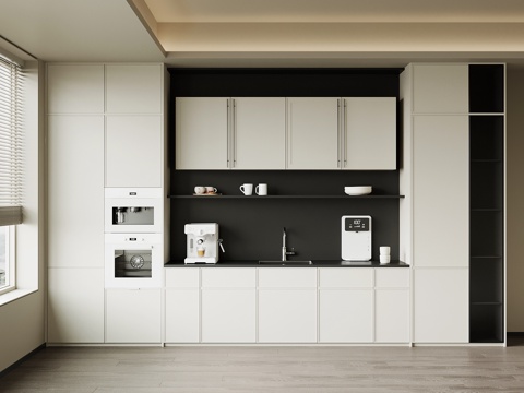  现代酒柜 餐边柜3d模型 