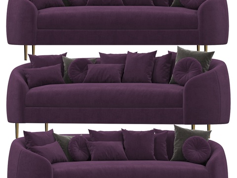 特鲁迪定制沙发3d模型