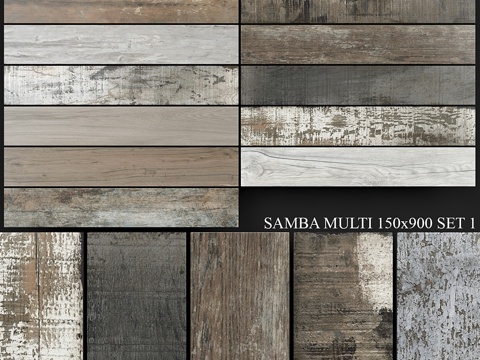  Yurtbay陶瓷桑巴多色150x900套装13d模型 