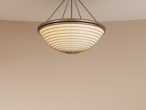 现代餐厅吊灯 大型吊灯 包间吊灯 金属吊灯 异形吊灯su模型