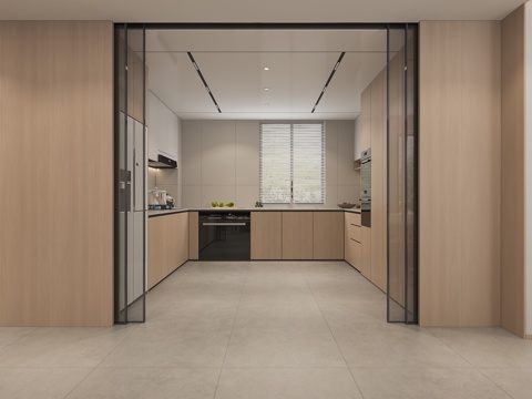  厨房橱柜3d模型 