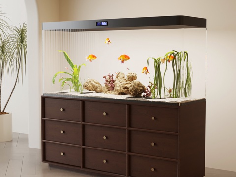 中古鱼缸su模型